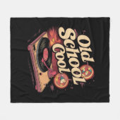 Old School Cool (2) Fleece Deken (Voorkant (Horizontaal))