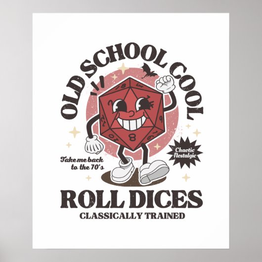 Old school d20 - D&D Poster (Voorkant)