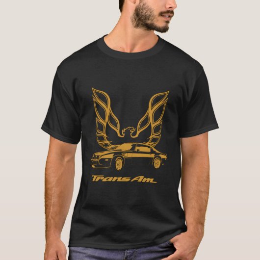 Old School Firebird Muscle Car Amerikaanse auto T-shirt (Voorkant)