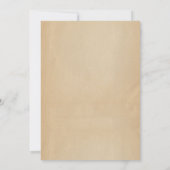 Old School foto's bruiloft uitnodiging (Achterkant)