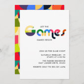 Old School Game Night | Bordspellen (Voorkant / Achterkant)