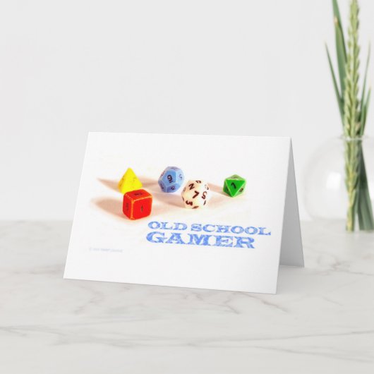 Old School Gamer · Blank Kaart (Voorkant)