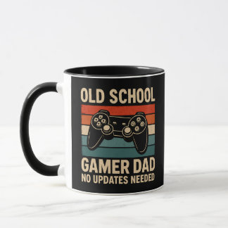 Old School Gamer Dad Retro Controller Mok