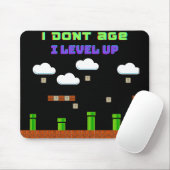 Old School Gamer Mousepad Muismat (Met muis)
