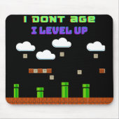 Old School Gamer Mousepad Muismat (Voorkant)