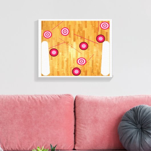 Old School Gaming Canvas Print (Insitu (Woonkamer))