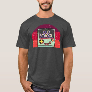 Old school gaming Retro 80s Videogame Gif T-shirt