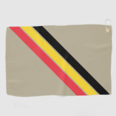 Old School Gestreepte jaren '70 jaren '80 Retro Ra Golfhanddoek (Horizontaal)