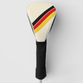 Old School Gestreepte jaren '70 jaren '80 Retro Ra Golfheadcover (Voorkant)