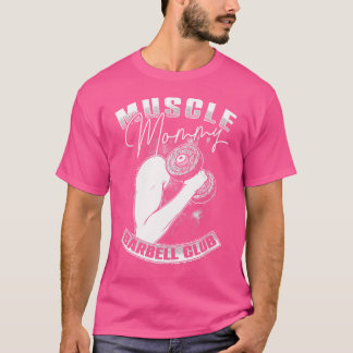 Old School Gym Muscle Mama Barbell Lifting Club T-shirt