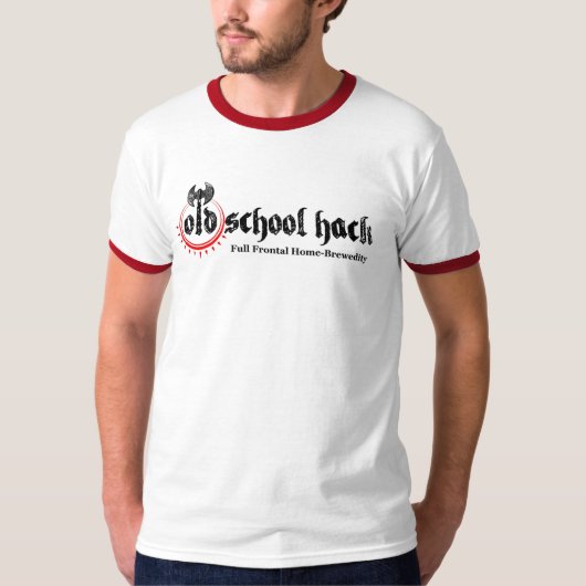 Old School Hack T-shirt (Voorkant)