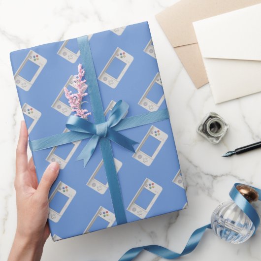 Old School Handheld Electronic Gaming Device Cadeaupapier (Geschenken)