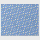 Old School Handheld Electronic Gaming Device Cadeaupapier (Vlak)