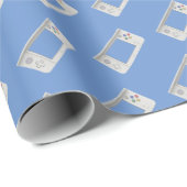 Old School Handheld Electronic Gaming Device Cadeaupapier (Rol Hoek)