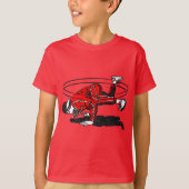 Old School Hip Hop Breakdancer T-shirt (Voorkant)