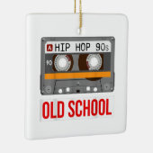 Old School Hip Hop Cassettebandje Rap Music Lovers Keramisch Ornament (Rechts)