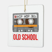 Old School Hip Hop Cassettebandje Rap Music Lovers Keramisch Ornament (Links)