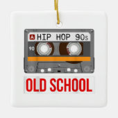 Old School Hip Hop Cassettebandje Rap Music Lovers Keramisch Ornament (Voorkant)