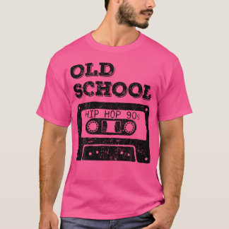 Old School Hip Hop Cassettebandje Rap Music Lovers T-shirt
