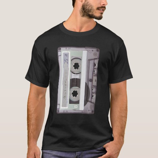 Old School Hip Hop Dj Mix Tape Mixtape Cassette T-shirt (Voorkant)