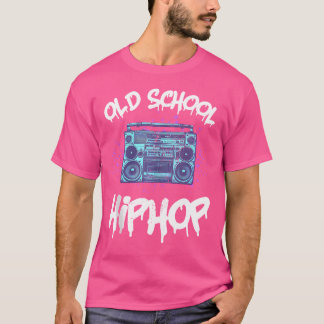 Old School Hiphop Boombox 80s Hip Hop 1980 T-shirt