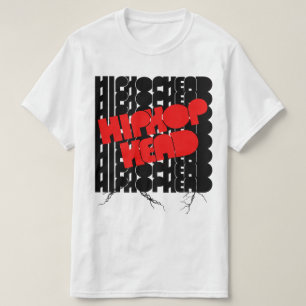 Old School Hiphop Head T-shirt