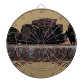 Old School Hot Rod Dartbord (Voorkant)