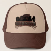 Old School Hot Rod Trucker Pet (Voorkant)