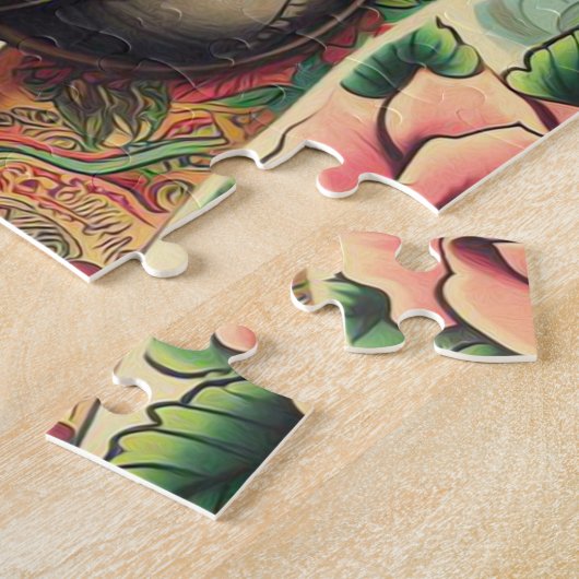 Old School Inked Meisje Legpuzzel (Zijkant)