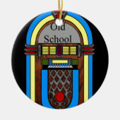Old School Jukebox Keramisch Ornament (Voorkant)
