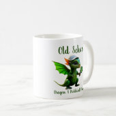 Old School Kids Dragon X Pickleball Team Tshirts Koffiemok (Voorkant rechts)