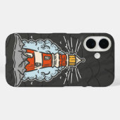 Old School Lighthouse Tattoo Case-Mate iPhone Case (Achterkant (horizontaal))