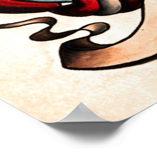 Old School Maritime Tattoo Flash Poster (Hoek)