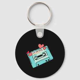 Old School Mixtape Sticker Sleutelhanger