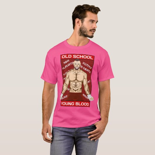 Old School Mma Warrior T-shirt (Voorkant volledig)