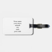 Old school MTB / Trials fiets wheelie Bagagelabel (Achterkant horizontaal)