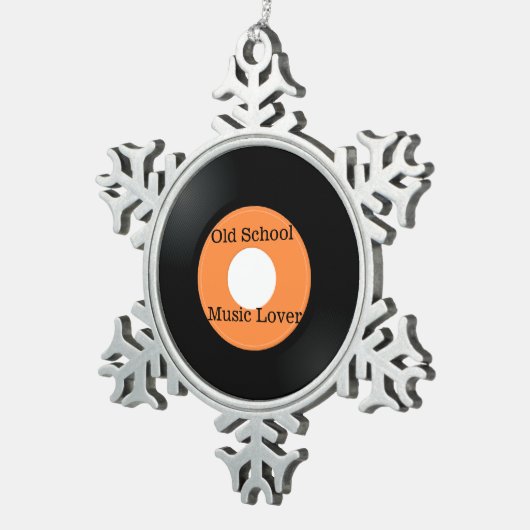 Old School Music Lover Ornament (Rechts)