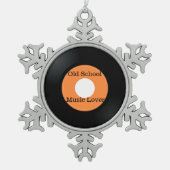 Old School Music Lover Ornament (Voorkant)