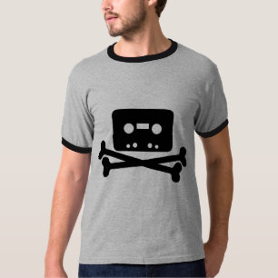 Old School Music Pirate Cool Geek T-shirt