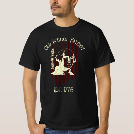 Old School Patriot T-Shirt (Voorkant)