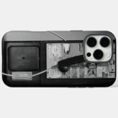 Old School Pay Telefoon iPhone Case (Achterkant (horizontaal))