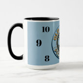 Old School Pickleball  clock mug Mok (Links)
