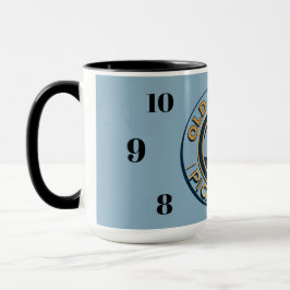 Old School Pickleball  clock mug Mok