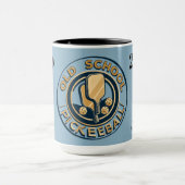 Old School Pickleball  clock mug Mok (Midden)