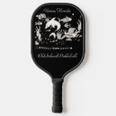 Old School Pickleball Ocean style, Venice, Florida Pickleball Paddle (Achterkant)