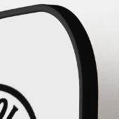 Old School Pickleball Paddle souvenir (Links Detail)