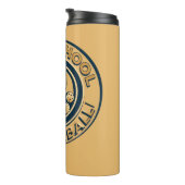 Old School Pickleball Paddle  Thermosbeker (Geroteerd rechts)