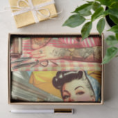 Old School Pin-up Tissuepapier (Geschenk)