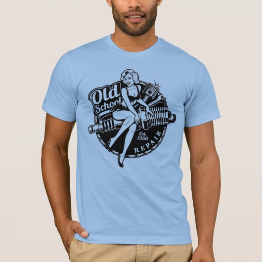 Old School Pinup T-shirt (Voorkant)