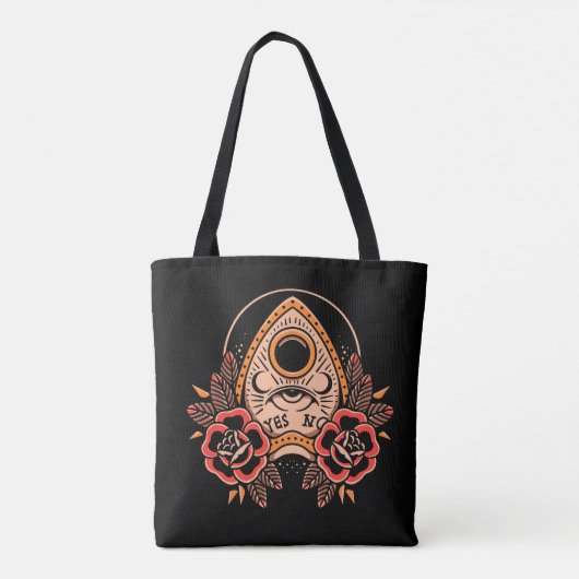old school planchette tote bag (Achterkant)